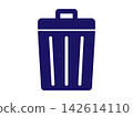 Trash can icon (delete mark) 142614110
