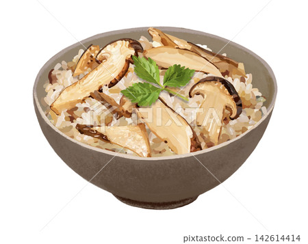 松茸蘑菇飯 松茸蘑菇飯 142614414