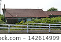 A dilapidated wooden vacant house surrounded by weeds and a rusty corrugated iron roof: The vacant house problem, a social issue. 142614999