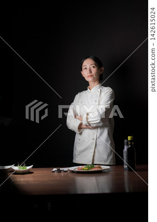 Woman in a coat Woman in a coat 142615024
