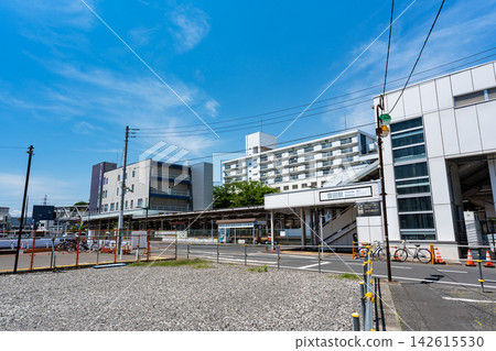 Toyoda Station, South Exit, Chuo East Line, under a clear spring sky, Toyoda, Hino City, Tokyo Toyoda Station, South Exit, Chuo East Line, under a clear spring sky, Toyoda, Hino City, Tokyo 142615530