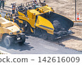 Asphalt finisher road roller paving roller tire roller paving work 142616009