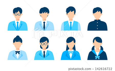 Simple icon set for students Simple icon set for students 142616722