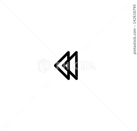 Simple arrow icon Simple arrow icon 142616795