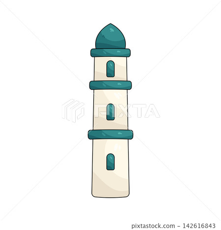 Illustration of minaret tower Illustration of minaret tower 142616843