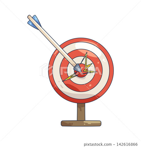 Illustration of goal achievement Illustration of goal achievement 142616866