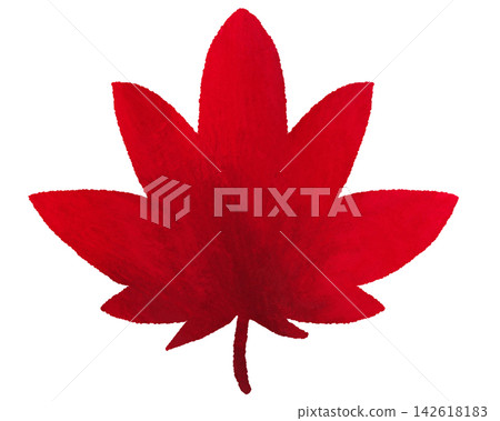 Leaves of red colored leaves Leaves of red colored leaves 142618183