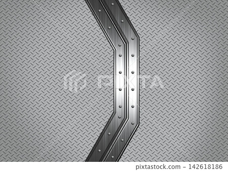 High-quality abstract background with silver metal plate and rivet frame High-quality abstract background with silver metal plate and rivet frame 142618186