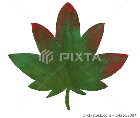楓葉開始變紅 楓葉開始變紅 142618394
