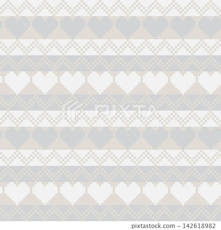 Hearts Neutral Colour Chevron Knitting Grid seamless pattern design for fashion and home textiles, graphics, knitwear and backgrounds Hearts Neutral Colour Chevron Knitting Grid seamless pattern design for fashion and home textiles, graphics, knitwear and backgrounds 142618982