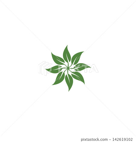 Bio leaf Icon Illustration design template Bio leaf Icon Illustration design template 142619102