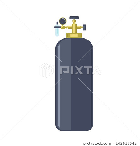 Oxygen cylinder cartoon vector element design 142619542