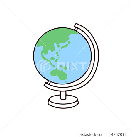 一幅簡單的手繪地球插圖。 一幅簡單的手繪地球插圖。 142620313