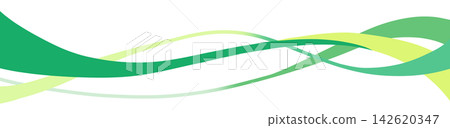 Multiple wavy line decorations in green - pop Multiple wavy line decorations in green - pop 142620347