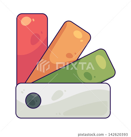 Illustration of Color Swatch Illustration of Color Swatch 142620393