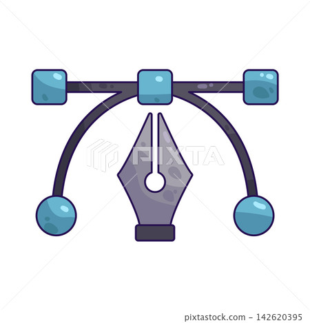 Illustration of Pen Tool Illustration of Pen Tool 142620395