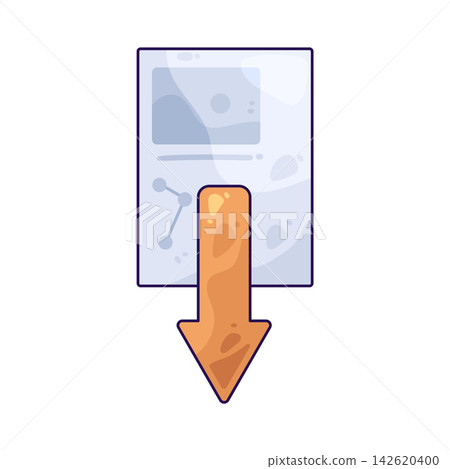 Illustration of Import File Illustration of Import File 142620400