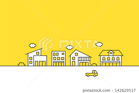 城市景觀的插圖素材 城市景觀的插圖素材 142620517