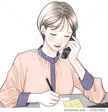 接電話的女人 142621062