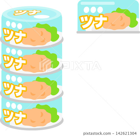 A stack of tuna cans A stack of tuna cans 142621304