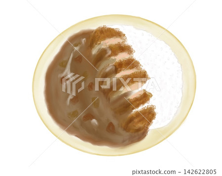 咖哩肉餅的插圖 142622805