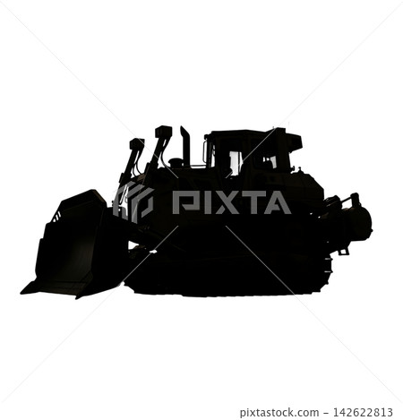 excavator isolated on white background excavator isolated on white background 142622813