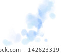 A soft, watercolor-like background in light blue and pale blue. 142623319