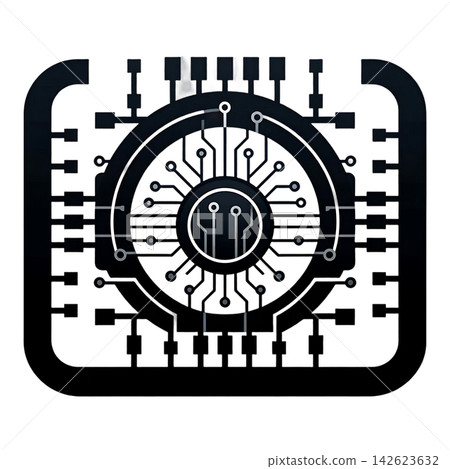 vector illustration of equipment and technology logo vector illustration of equipment and technology logo 142623632