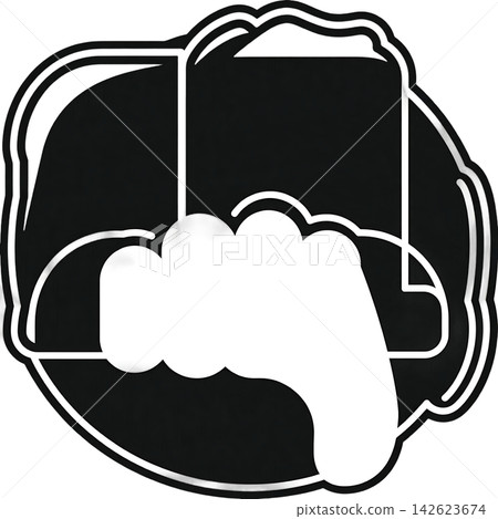 hand drawn icon of a man 142623674