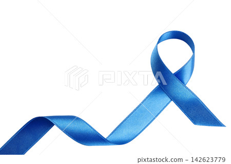 Beacon of hope for prostate cancer support, isolated on white, PNG 142623779