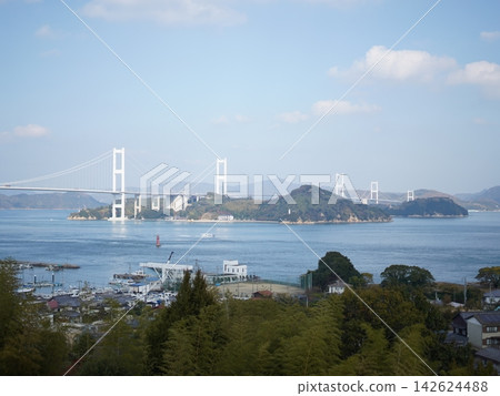 Shimanami Kaido Kurushima Kaikyo Bridge Shimanami Kaido Kurushima Kaikyo Bridge 142624488
