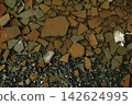 Abstract Texture of Broken Ceramic Tiles and Shards 142624995