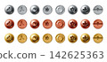 3d bolt heads and metal screws, steel fasteners 142625363