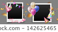 Instant photo collage for birthday party design 142625465