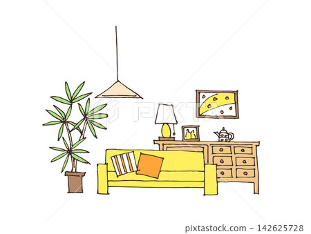Interior illustration Interior illustration 142625728