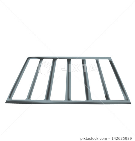Grill Rack Flat Vector Illustration Kitchen Utensil Grill Rack Flat Vector Illustration Kitchen Utensil 142625989