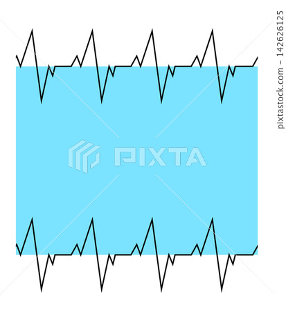 cardiogram graph Pharmacy seamless border Frame template horizontal hand drawn illustration. Vector graphic line art. heart beat pulse rate wave on a hospital monitor For logo, web, package, sticker. cardiogram graph Pharmacy seamless border Frame template horizontal hand drawn illustration. Vector graphic line art. heart beat pulse rate wave on a hospital monitor For logo, web, package, sticker. 142626125