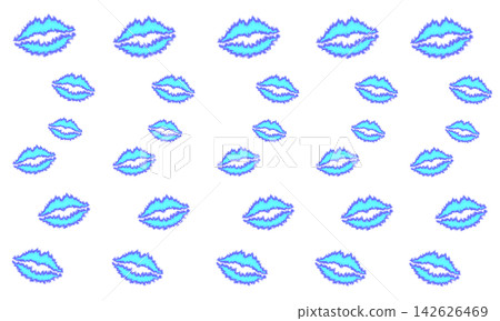 Flaming Lips Pattern (Blue) Flaming Lips Pattern (Blue) 142626469