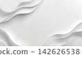 abstract grey waves on white background 142626538