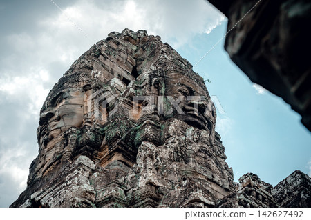 The Two Stone Faces of Bayon The Two Stone Faces of Bayon 142627492