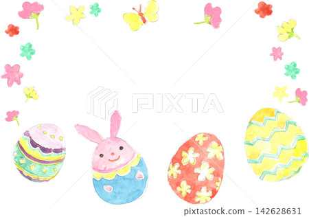 Easter watercolor illustration Easter watercolor illustration 142628631
