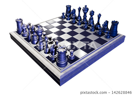 西洋棋(3DCG)透明材質 西洋棋(3DCG)透明材質 142628846
