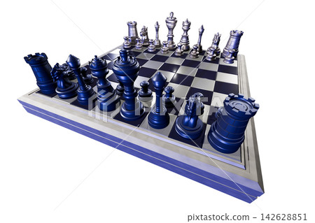 Chess (3DCG) Transparent Material Chess (3DCG) Transparent Material 142628851