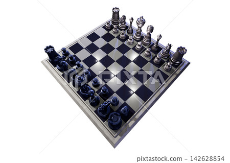 西洋棋(3DCG)透明材質 西洋棋(3DCG)透明材質 142628854