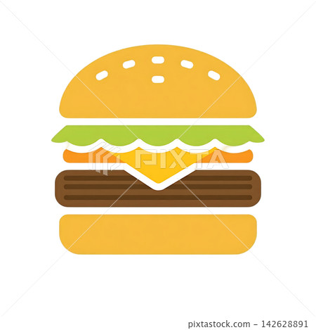 flat illustration about fast food design flat illustration about fast food design 142628891