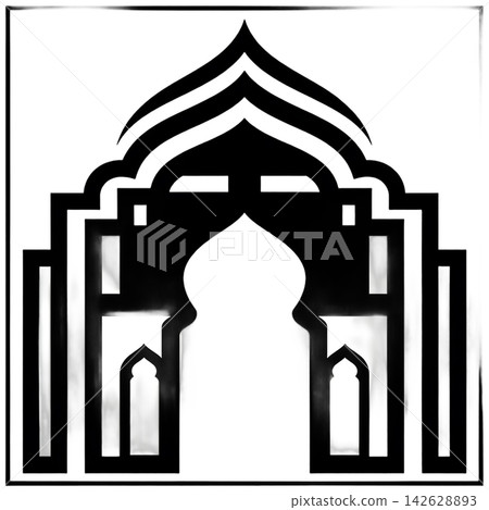 vector design of gate and door icon vector design of gate and door icon 142628893
