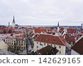 View of orange roofs from Kohtuutza viewpoint in Tallinn, Estonia. 142629165