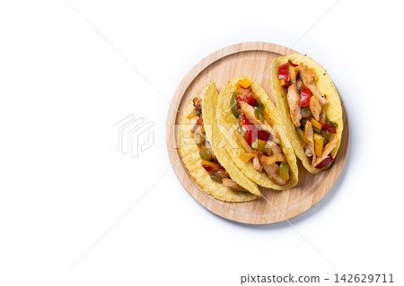 Mexican chicken tacos Mexican chicken tacos 142629711