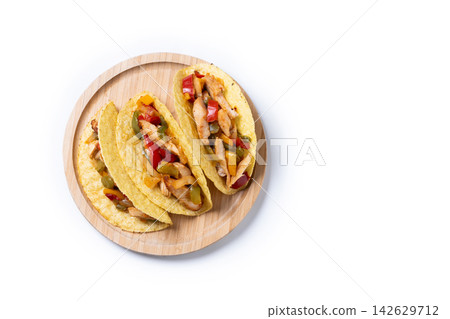 Mexican chicken tacos Mexican chicken tacos 142629712