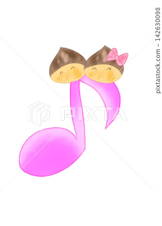 Chestnut Lover Riding on a Musical Note Chestnut Lover Riding on a Musical Note 142630098